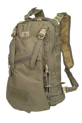 Ranger green backpack on white