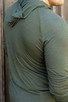 FirstSpear Hooded Field Shirt - ACM Base 150, Commando Green back image.