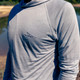 FirstSpear Hooded Field Shirt - ACM Base 150, Heather grey front quarter turn.